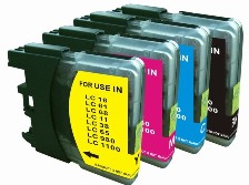 Brother LC61 4-Pack Compatible Ink Cartridges